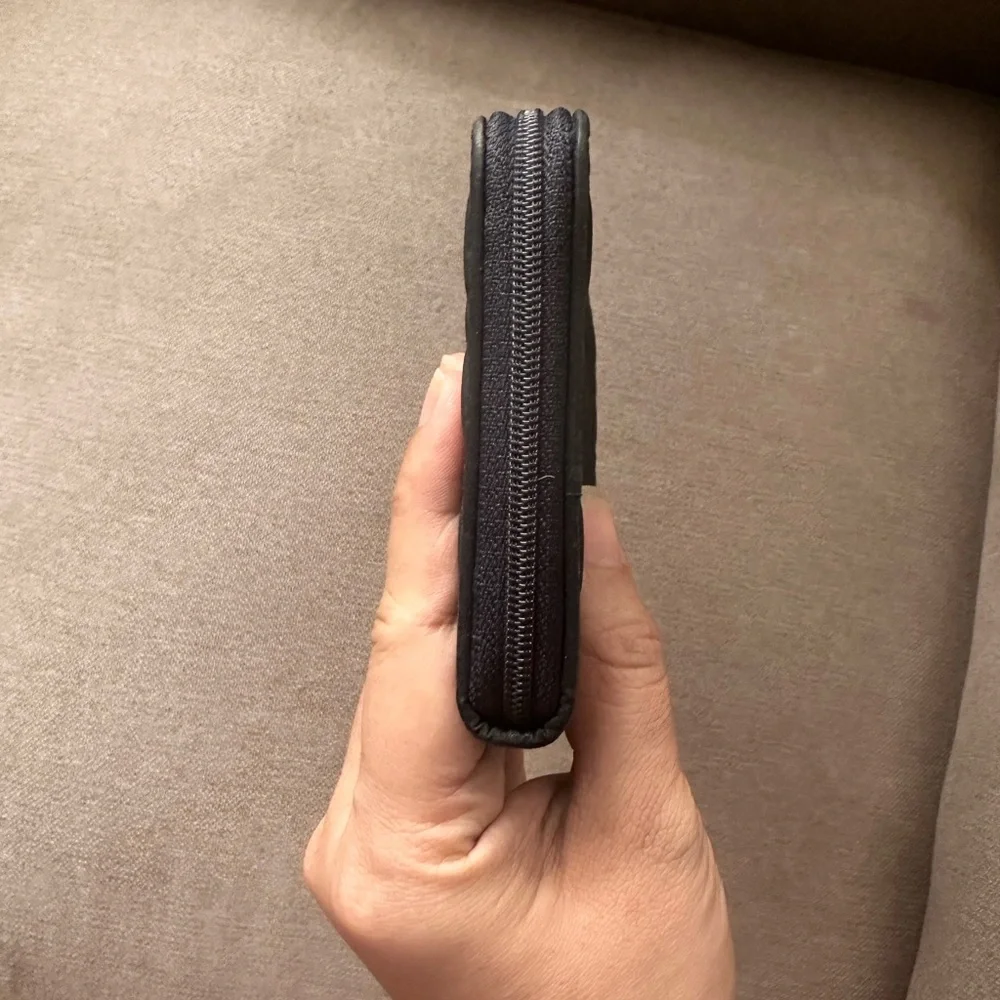 Dior Black Quilted Wallet Sophisticated Design